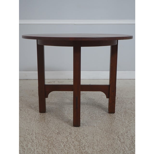 Age: C.1900-1910 Details: Clean And Ready For Your Home High Quality Construction Arched Cross Stretcher Base Exposed...