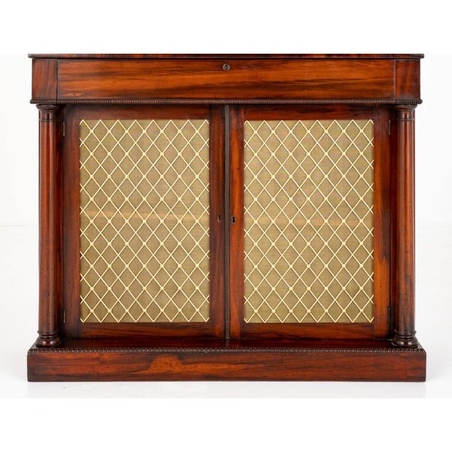 Hollywood Regency Regency Chiffonier Rosewood Sideboard For Sale - Image 3 of 11