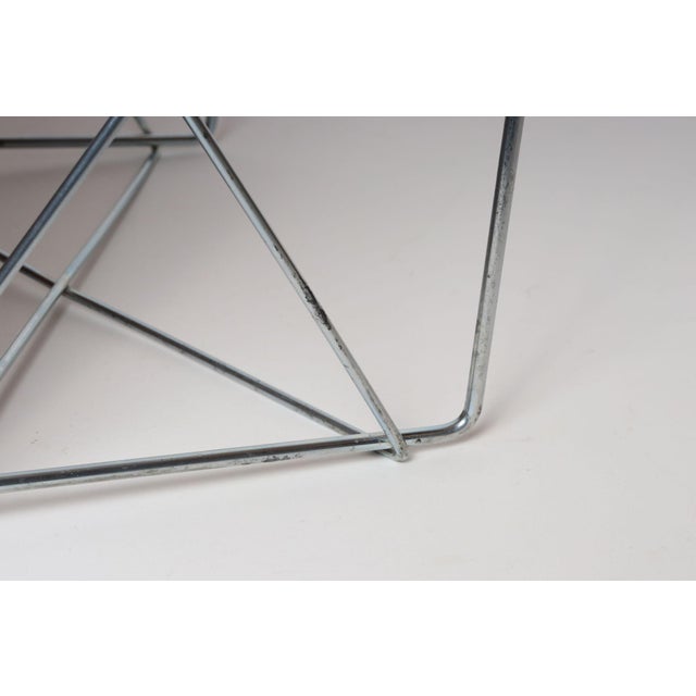 Small Eames for Herman Miller Black Laminate, Plywood, and Chrome LTR SideTable For Sale - Image 17 of 18