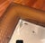 Brown Vintage Ralph Lauren Style Equestrian Cognac Leather Beveled Mirror With Basketweave & Nailhead Detail For Sale - Image 8 of 9