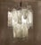 1970s White Murano Glass Chandelier Mid Century Modern 1970s For Sale - Image 5 of 12