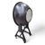 Mid-Century Modern Industrial Modern Cannonball Bar Cabinet For Sale - Image 3 of 8