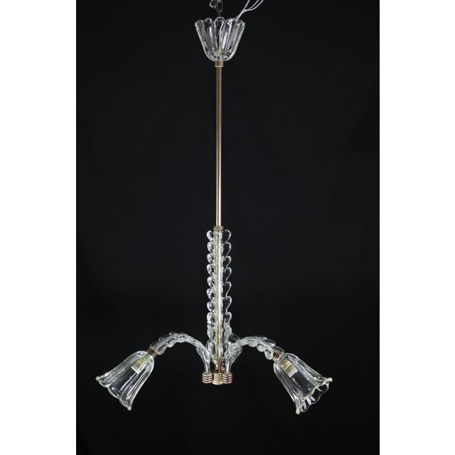 Charming Art Decò Chandelier by Barovier E Toso, 1940s For Sale - Image 14 of 16