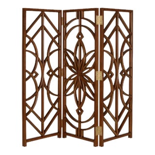 Tree of Life Screen - Walnut For Sale