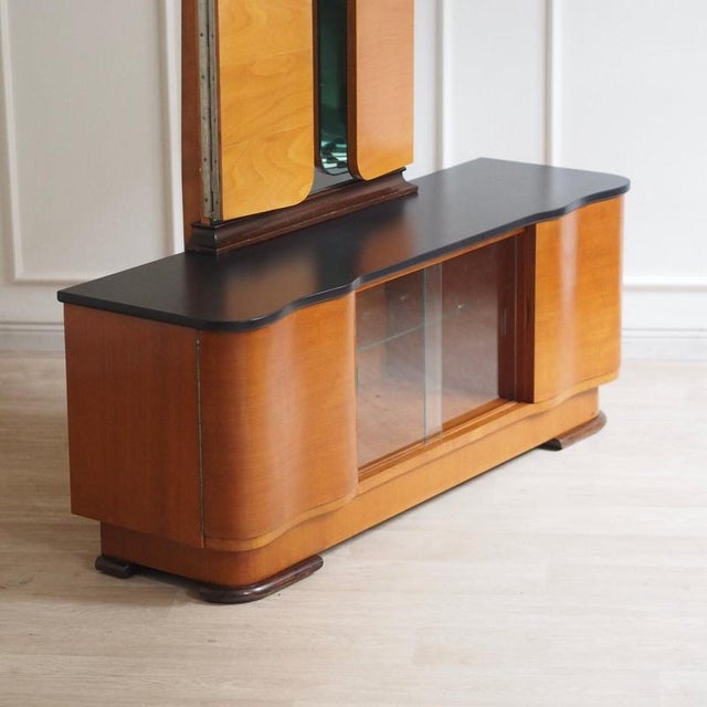 Art Deco Dressing Table with Mirror, 1940s For Sale - Image 4 of 18