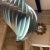 1970s French Aluminum Spiral Ceiling Pendant Twist Lamp Henri Mathieu France For Sale - Image 10 of 10