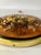 Orange Vintage 1970s Belgian Cideart Convex Bubble Glass Dried Flower Shadow Box For Sale - Image 8 of 12