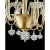 Modern Venetian “Rostrato” Murano Glass Chandelier For Sale - Image 4 of 6