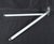 Mid Century style double arm wall mount towel rack. The bracket is made of nickel plated brass, and the rounded arms are...
