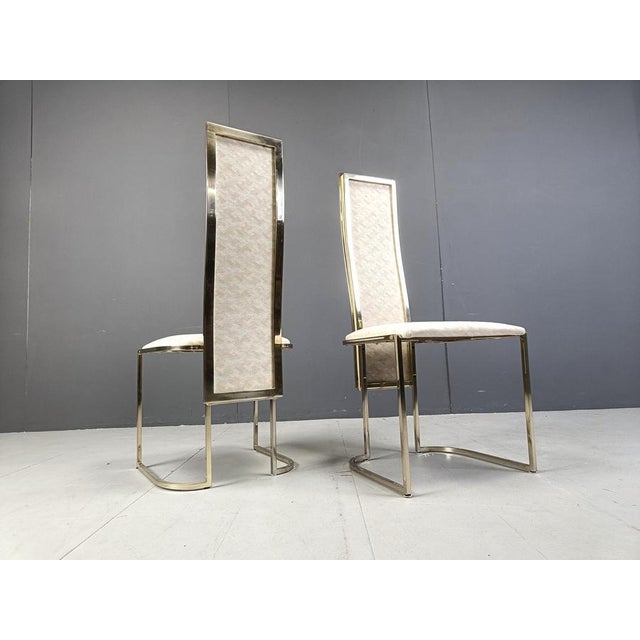 Vintage Dining Chairs attributed to Belgochrom, 1970s, Set of 8 For Sale - Image 12 of 13