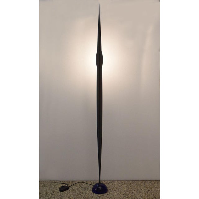 Flame Floor Lamp by Gilles Derain for Lumen, 1980s For Sale - Image 4 of 11