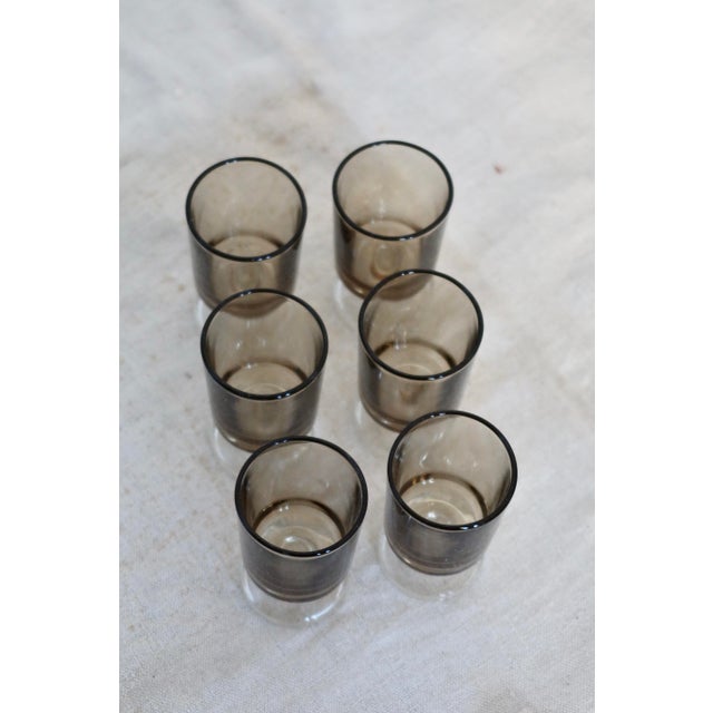 Vintage Liqueur Glasses from Luminarc, 1990s, Set of 6 For Sale - Image 4 of 5