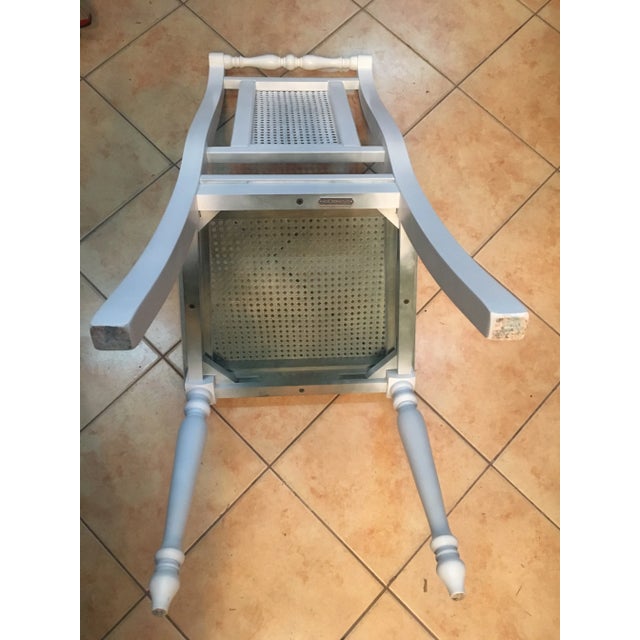 White Italian Depositato Side Chairs, 1970s, Set of 6 For Sale - Image 8 of 18