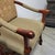 Tan Pair of English Jacobean Revival High-Back Throne Chairs For Sale - Image 8 of 11