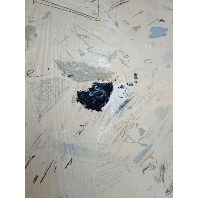Pair of Abstract Mixed Media Paintings by Caleb Mahoney For Sale In Richmond - Image 6 of 7