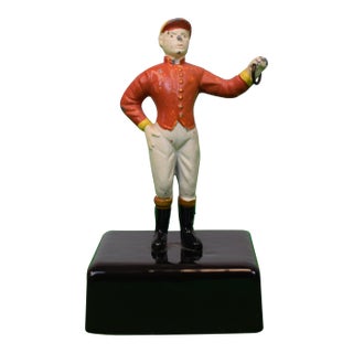 Mid 20th Century The "21 Club" Jockey Paperweight For Sale