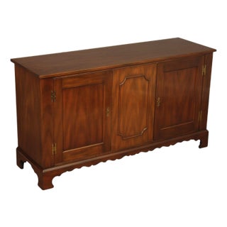 Kittinger Williamsburg Adaptation Mahogany Buffet Cabinet For Sale