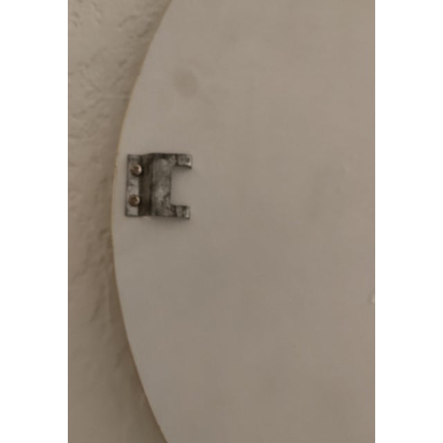 Beveled Mirror with Brass Frame, 1980s For Sale - Image 3 of 8