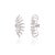 Not Yet Made - Made To Order Eight Row 1.32 Carat Pave Diamond Cage Stud Earrings in 18k Solid White Gold- A Pair For Sale - Image 5 of 11