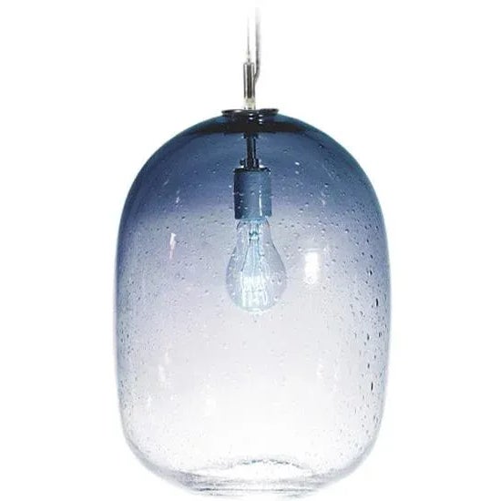 Tempo Cosmos Pendant Light from the Fizz Collection in Steel Blue For Sale - Image 4 of 4