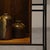 Industrial Freestanding Display Cabinet With Lights, Solid Walnut Tall Cabinet, Narrow Bookcase Display For Sale - Image 3 of 9