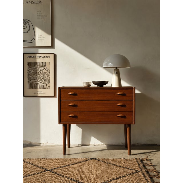 Danish Teak Chest of Drawers attributed to Arne Vodder, Denmark, 1960s For Sale - Image 5 of 17