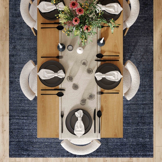Nolan Natural Wood Dining Table For Sale - Image 4 of 9