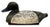 Nice Original Pair of Antique American Primitive Hand Carved & Painted Wood Duck Hunters Working Decoys Circa 1920s For Sale - Image 14 of 18