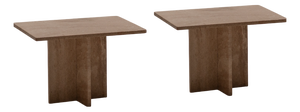 Italian Travertine Side Tables, 1970s., Set of 2