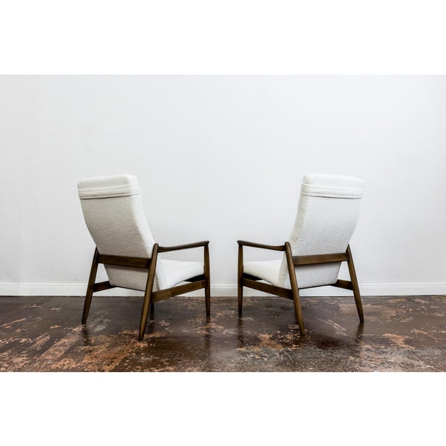 Set of High Back GFM 64 Armchairs by Edmund Homa, Poland, 1960s For Sale - Image 6 of 18