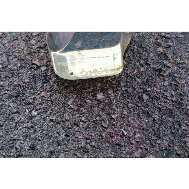 Tolomei, Large Abstract Sculpture, 1960, Methacrylate For Sale - Image 4 of 14