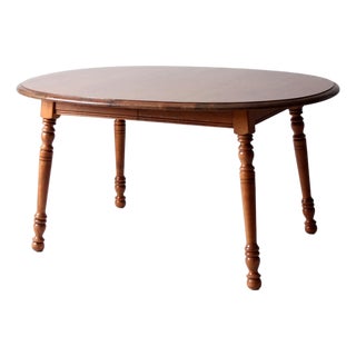 Vintage Tell City Colonial Revival Style Maple Extendable Table For Sale