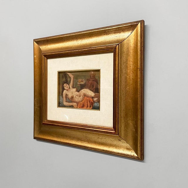 Italian School, Modern Composition, 1974, Oil on Cardboard, Framed For Sale - Image 3 of 12