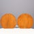 A beautiful pair of early 20th century carved oak scallop shell ornaments, likely Danish, circa 1910s–1920s. Each piece is...