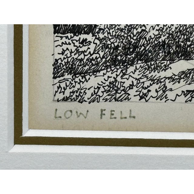 Low Fell, From Lanthwaite Hill – Original Pen and Ink Drawing | Lake District, Cumbria | Signed by Alfred Wainwright (1907–1991) For Sale - Image 16 of 18