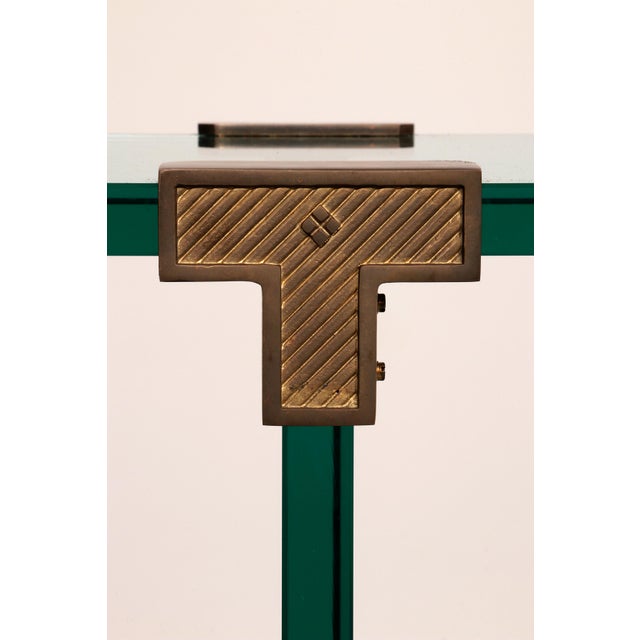 Metal Model T30 Side Table by Peter Ghyczy, 1970s For Sale - Image 7 of 11