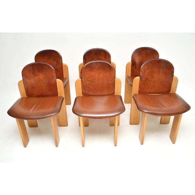 Vintage Italian Dining Table and Chairs from Silvio Coppola, 1970, Set of 7 For Sale - Image 12 of 17