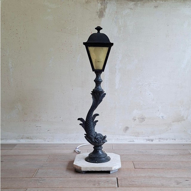 1960s Dolphin Garden Lamp, 1950s-1960s For Sale - Image 5 of 5