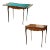 19th Century French Louis XV Walnut Marquetry Folding Game Table With Felt For Sale