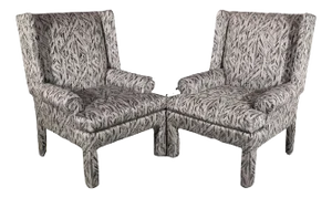Club Chairs by Gilliam - A Pair