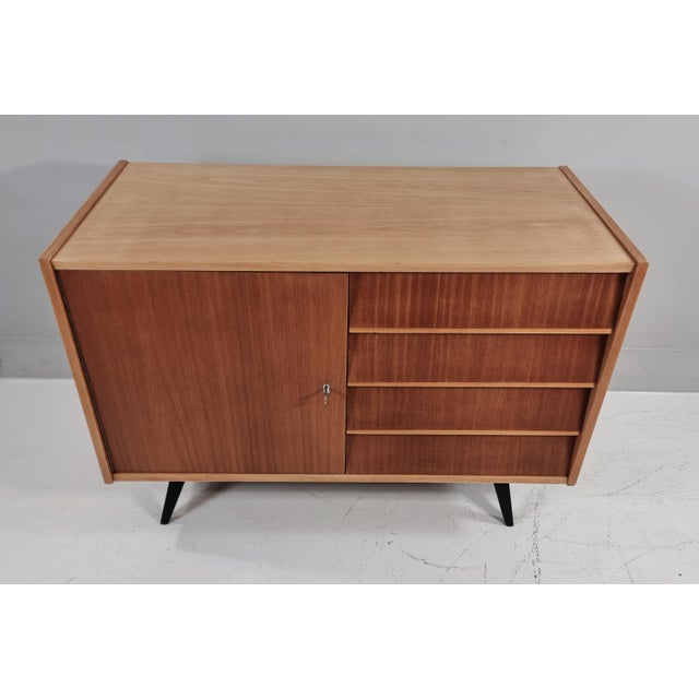 Vintage Commode in Ash, 1970s For Sale - Image 6 of 13