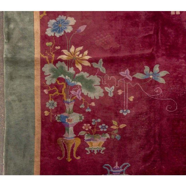 Art Deco Nichols Chinese Art Deco Carpet, 12' 6" X 9' 9" For Sale - Image 3 of 6