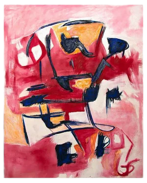 Giorgio Lo Fermo, Violent Violet, 2020, Oil Painting