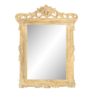 Louis XV Style Carved Wood Framed Mirror
