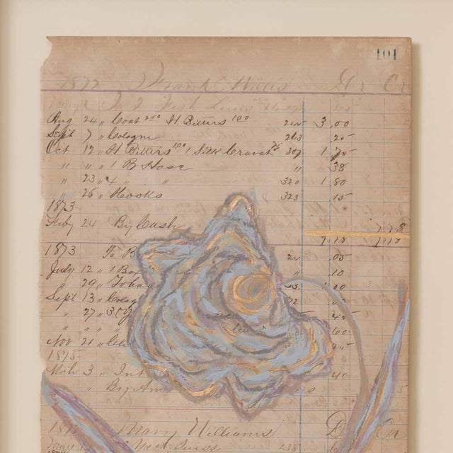 Contemporary Floral Study IV by Afsoon Thayer For Sale - Image 3 of 10