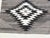 Antique Navajo Crystal / Two Grey Hills Transitional Natural-Wool Rug 3'6" × 5' For Sale In Chicago - Image 6 of 8