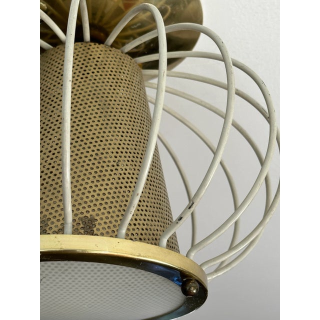 Atomic Mid-Century Modern Ceiling Light by Lightolier For Sale - Image 10 of 12