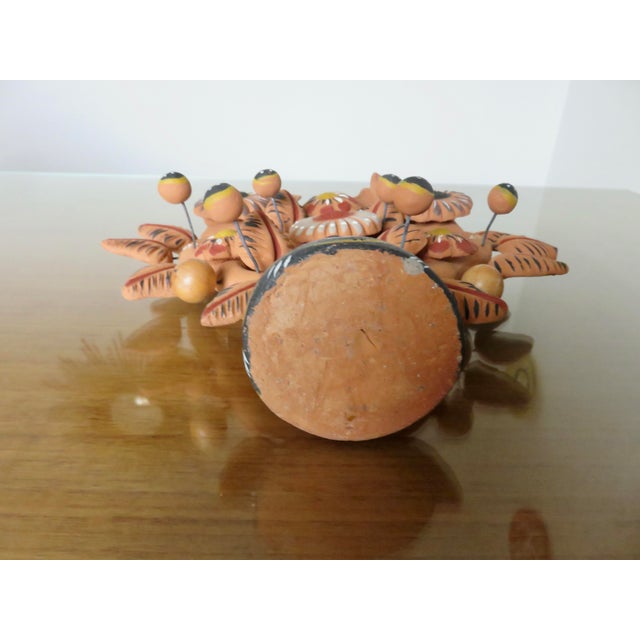 Mexican Tree of Life Terracotta Chandelier, 1970s For Sale - Image 13 of 14