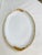French Limoges France Gold Trimmed Oval Serving Platter For Sale - Image 3 of 6