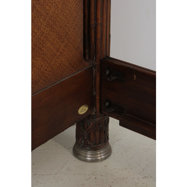 Thomasville Ernest Hemmingway Kilimanjaro Queen Size Bamboo Bed For Sale - Image 17 of 18